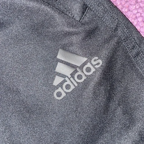 NWT Adidas soccer track training joggers skinny pants unisex black on black XS - Picture 9 of 10